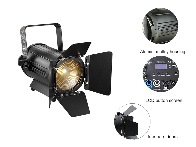 TH-350 High Quality Manual Zoom 100W 2in1 Led Fresnel Spotlight with ...